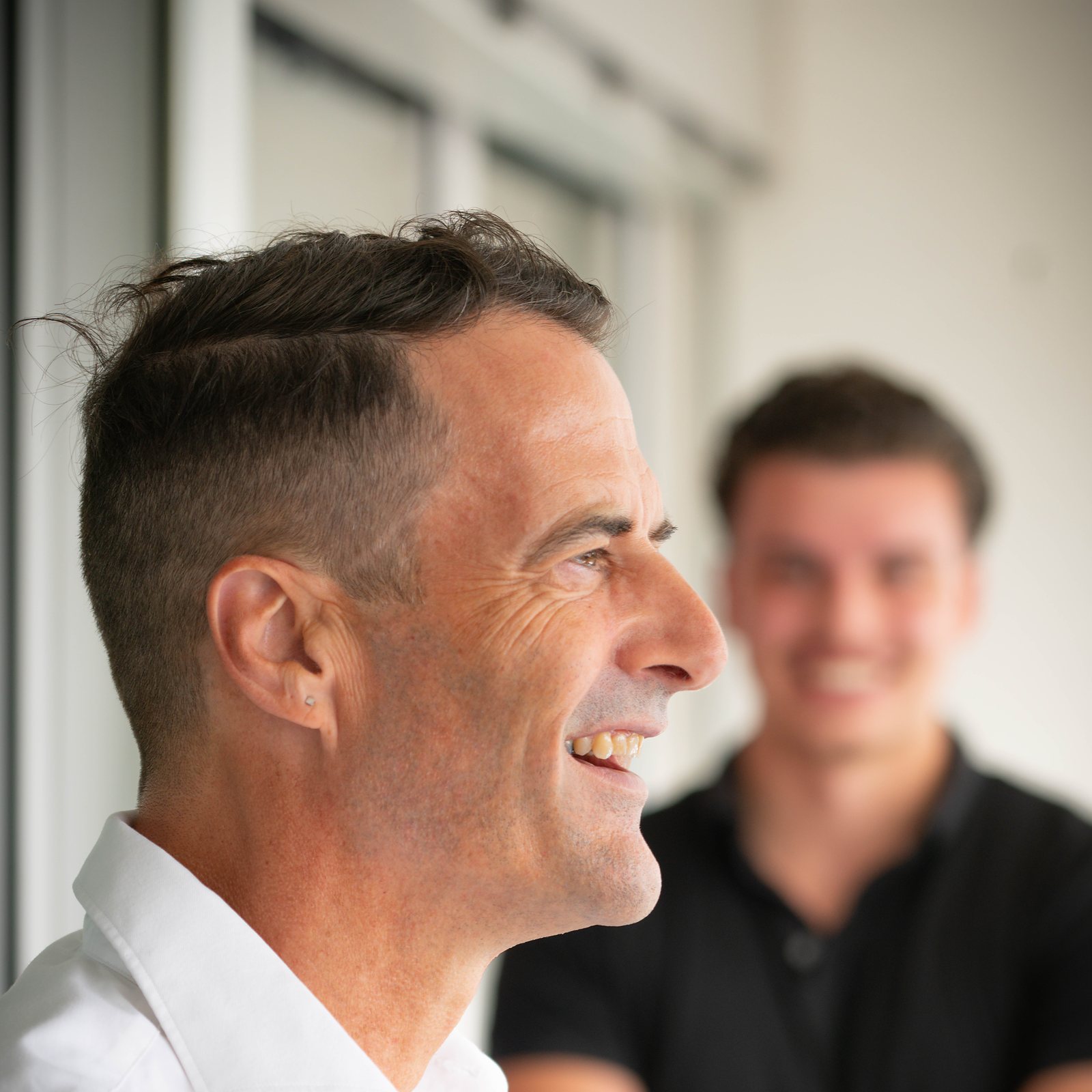 Roman Kuster im Coaching-Gespräch